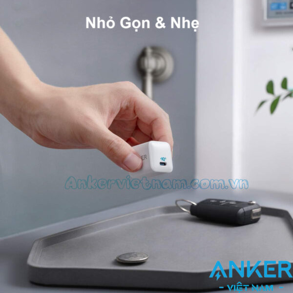 Củ Sạc nhanh USB Type C 20W Anker PowerPort III Nano A2633