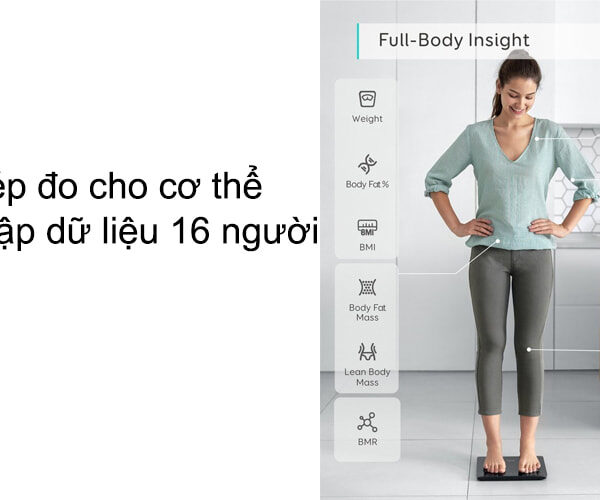 Cân điện tử thông minh Eufy smart scale C1 - T9146 Đo 12 chỉ số cơ thể