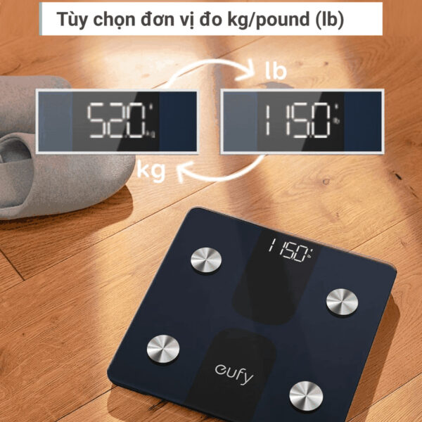 Cân điện tử thông minh Eufy smart scale C1 - T9146 Đo 12 chỉ số cơ thể
