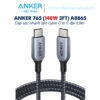 Dây Cáp Sạc USB C to USB C Dài 0.9M Anker 765 Sạc nhanh 140W dây bọc dù siêu chắc chắn A8865
