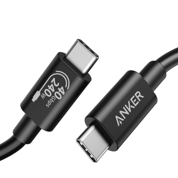 Cáp USB 4 Dài 1M Hỗ Trợ 8K@60Hz, truyền dữ liệu 40Gbps, sạc 240W Anker 515 A8487