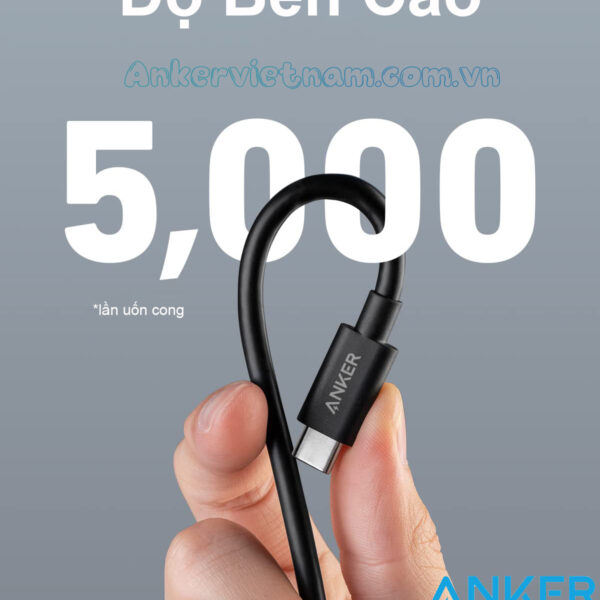 Cáp USB 4 Dài 1M Hỗ Trợ 8K@60Hz, truyền dữ liệu 40Gbps, sạc 240W Anker 515 A8487