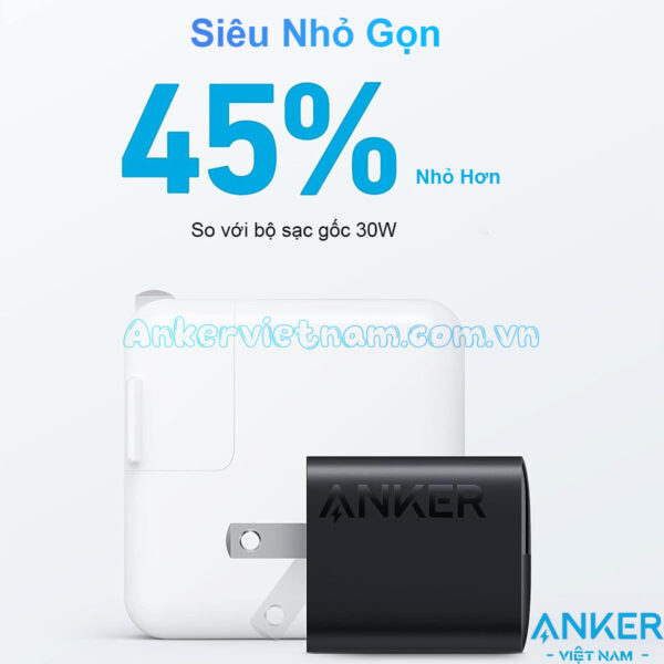 Củ Sạc Nhanh 33W 2 Cổng 1C1A Anker 323 A2331 2 Củ Sạc 1C1A 33W Anker 323 A2331