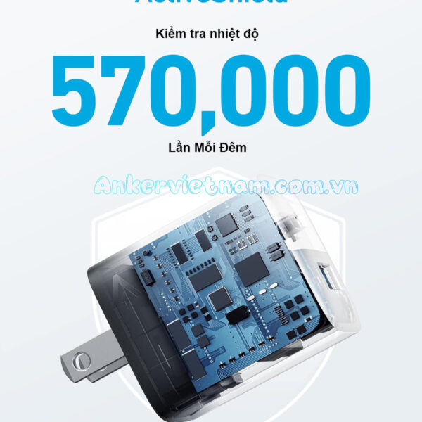 Củ Sạc Nhanh 33W 2 Cổng 1C1A Anker 323 A2331 4 Củ Sạc 1C1A 33W Anker 323 A2331