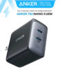 Củ Sạc Nhanh 65W 2 Cổng C Anker 736 Powerport III A2666