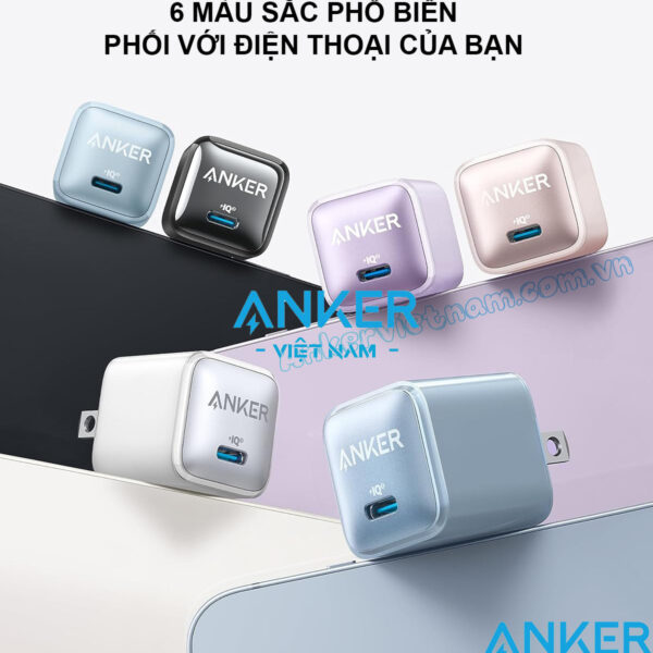 Củ Sạc Nhanh USB-C 20W Anker 511 Nano Pro A2637