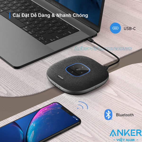 Loa hội nghi bluetooth 5.0 Anker Powerconf S30