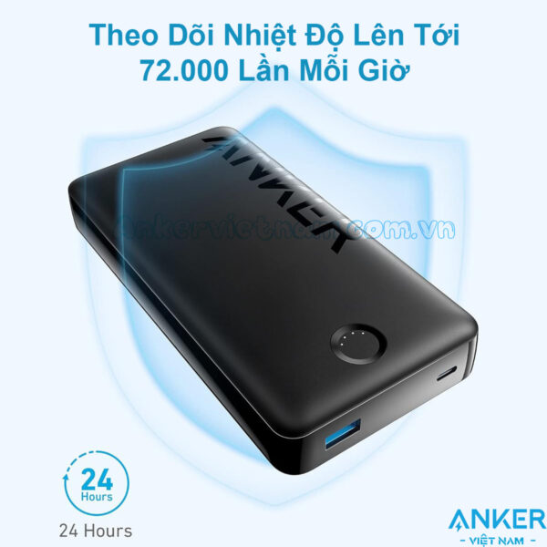 Sạc dự phòng 20000mAh Anker 325 Powercore II sạc nhanh 15W_A1286