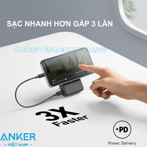 Pin Dự Phòng Không Dây 10000mAh Anker 633 MagGo 1A1C 20W_A1641 4 Sạc dự phòng không dây 10000mAh Có Từ Tính Anker 633 MagGo 1A1C_A1641