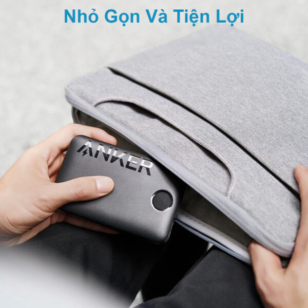 Sạc Dự Phòng 20000mAh Anker 335 1C1A 22.5W_A1647 5 Pin Dự Phòng 20000mAh Anker 335 1 Cổng USB A 1 CỔng USB C Công suất 22.5W A1647