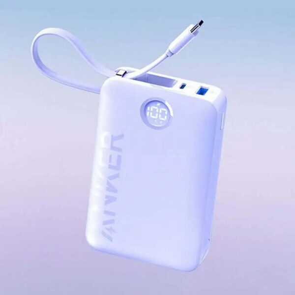 Sạc Dự Phòng 20000mAh Anker 335 1C1A 22.5W_A1647 1 Pin Dự Phòng 20000mAh Anker 335 1 Cổng USB A 1 CỔng USB C Công suất 22.5W A1647