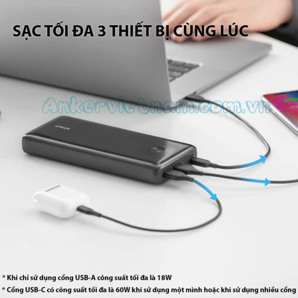 Pin dự phòng Anker 737 Powercore III Elite 25600maH 2A1C A1290