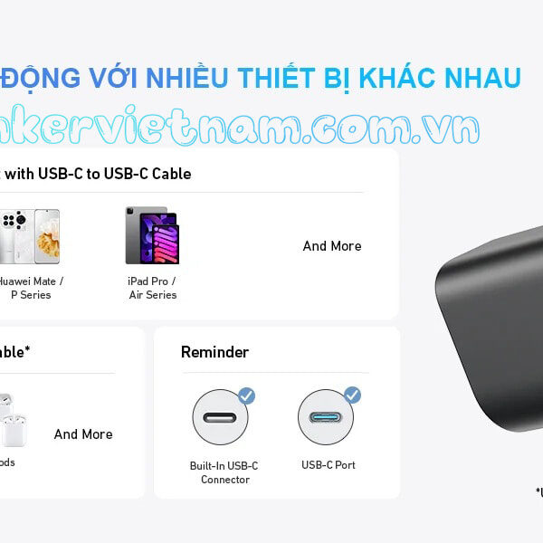 Sạc Dự Phòng 5000mAh Kèm 1 Cổng C Sạc Nhanh 22.5W Anker Nano_ A1653 15 Pin dự phòng dung lượng 5000mAh Anker Nano A1653 22.5W Kèm 1 Cổng USB-C