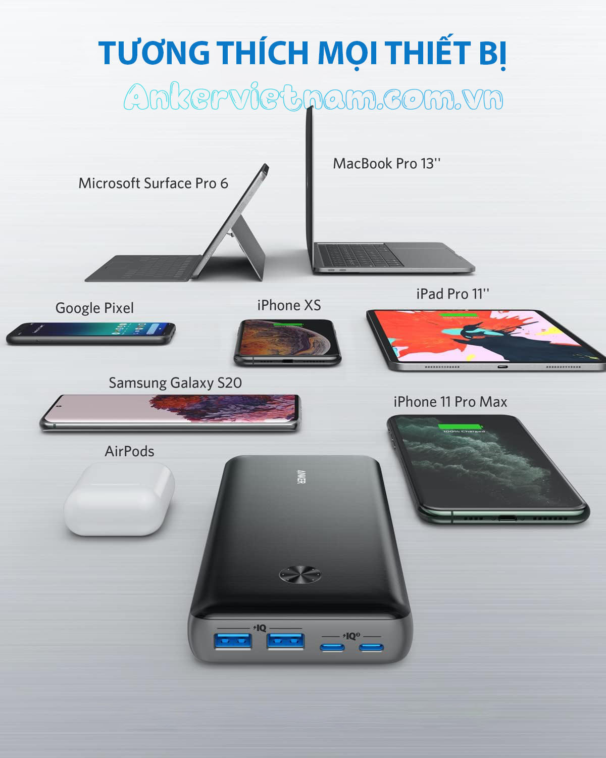 Pin sạc dự phòng 2C2A 87W Anker A1291