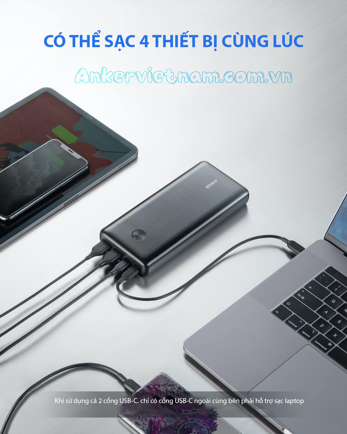 Pin sạc dự phòng 2C2A 87W Anker A1291