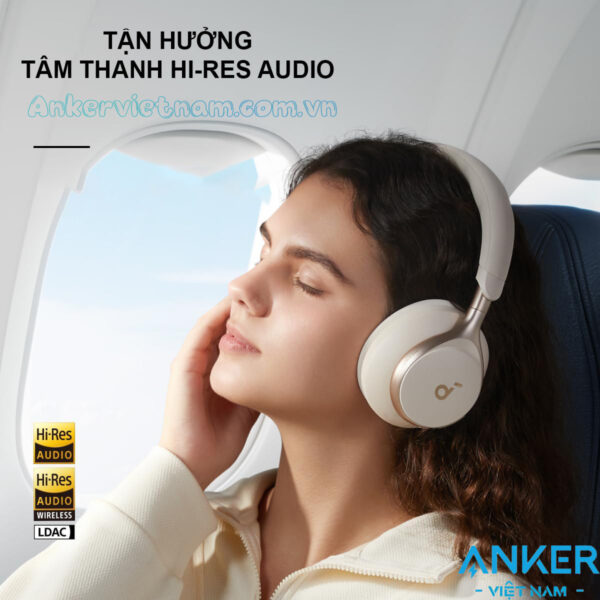 Tai nghe chụp tai bluetooth 5.3 Anker Soundcore Space One A3035