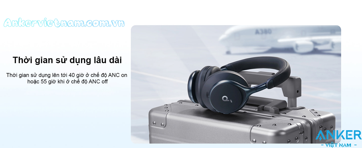 Tai nghe chụp tai bluetooth 5.3 Anker Soundcore Space One A3035