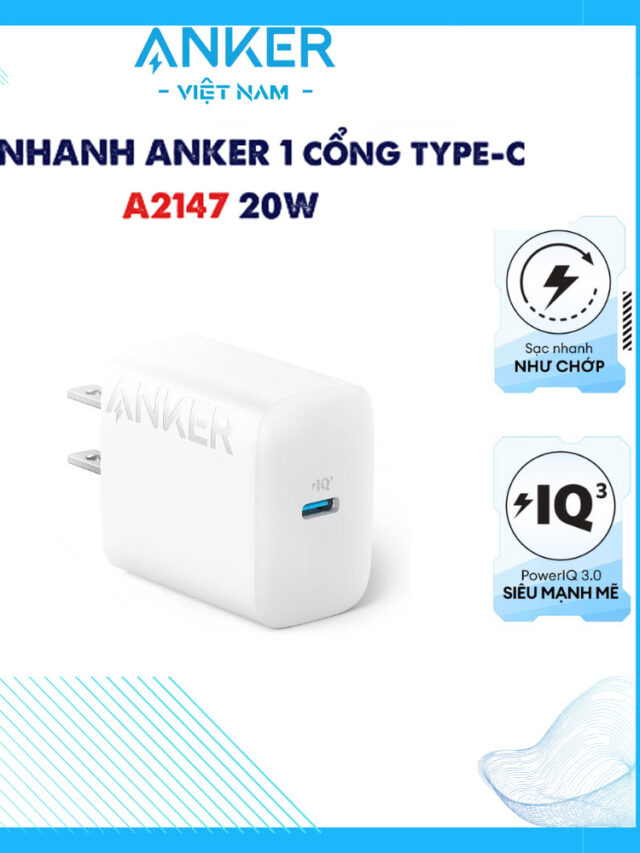 Anker A2347 Củ Sạc USB-C 20W