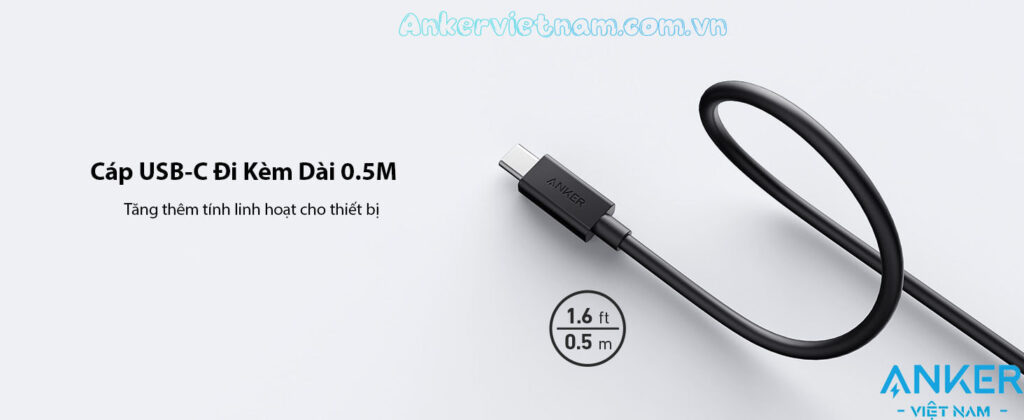 Hub USB Type C Sang - 2 cổng HDMI, 2x-USB-A,1x USB-C,1x-RJ45,1x-SD-1x-TF-1x-PD100W-Anker-563-A8386