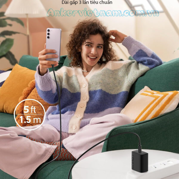 Củ Sạc USB-C 25W Hỗ Trợ Sạc Nhanh Anker A2652