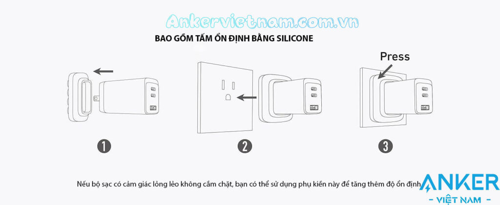 Bộ Sạc Nhanh 120W Anker 737 GaNPrime 2C1A A2148
