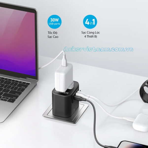 Ổ Cắm điện di động kèm cổng sạc Anker A9212