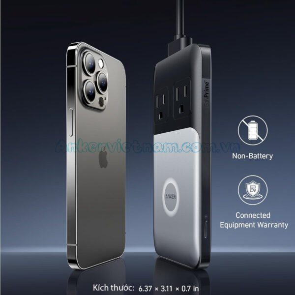 Trạm Sạc đa năng Anker 727 Kèm 2 chân AC + 2 USB 3.0 + 2 USB-C A9126