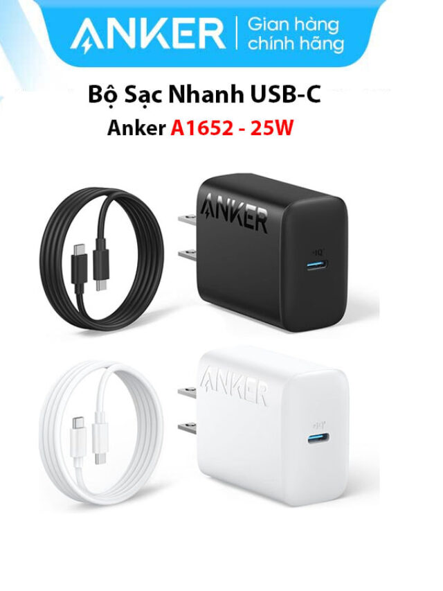 Sạc Nhanh USB-C 25W Anker A2652