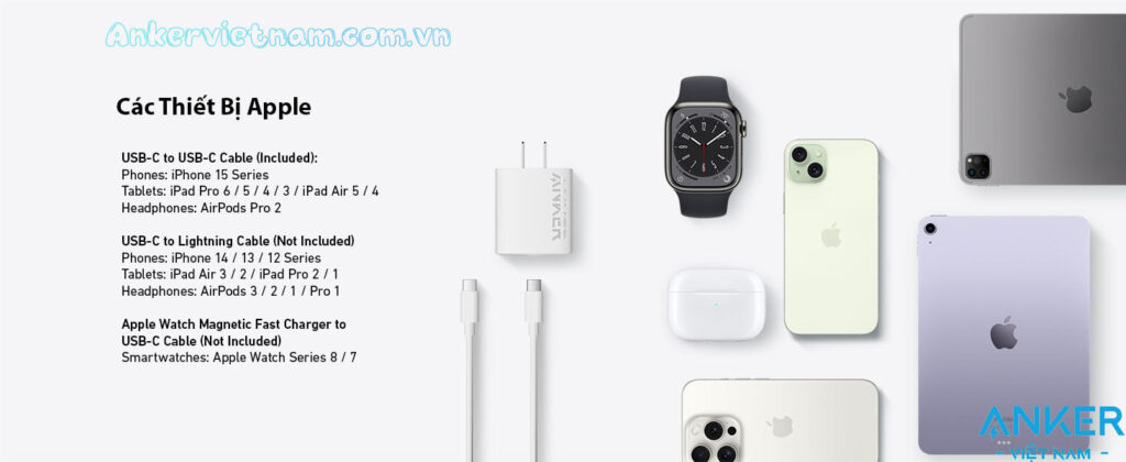 Củ Sạc USB-C 25W Hỗ Trợ Sạc Nhanh Anker A2652