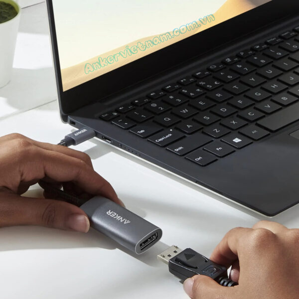 Cáp USB-C Sang Displayport 8K@60Hz 4K@144hz Anker 518 - A8318