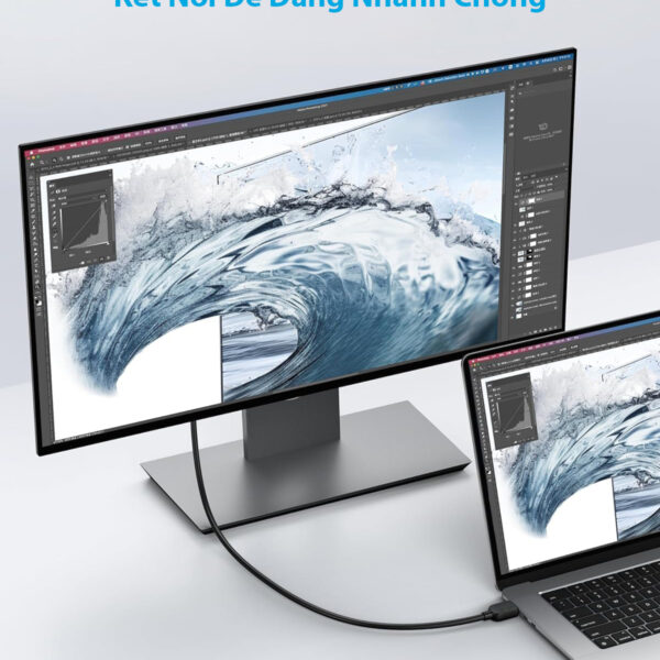 Dây Cáp HDMI 2.1 Hỗ Trợ 8K@60Hz , 4K@120Hz Anker A8742