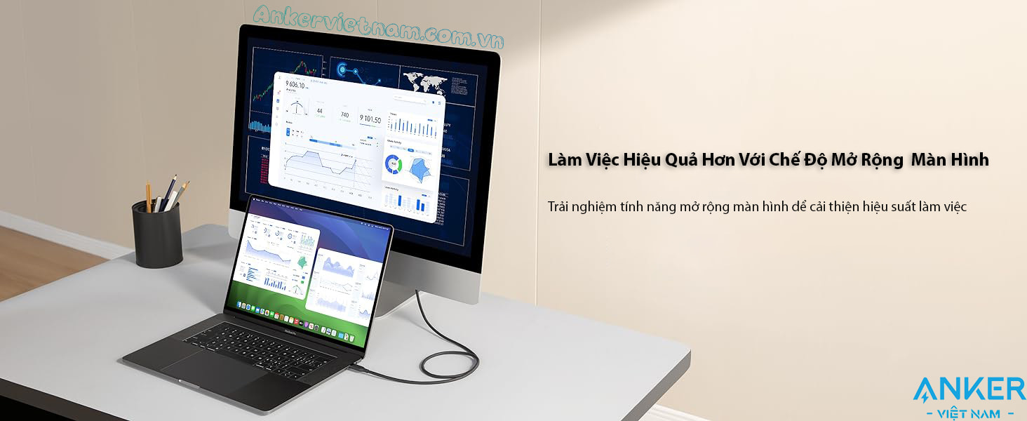 Cáp Sạc USB-C 2 Đầu USB4 Hỗ Trợ 4K@60Hz, truyền dữ liệu 20Gbps, Sạc 240W Anker A80N1