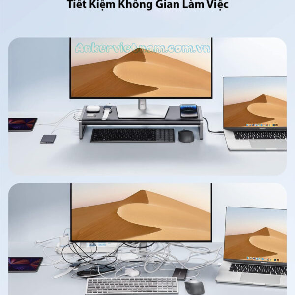 Docking Station 12 in 1 hỗ trợ kết nối đa năng Anker 675 A8377