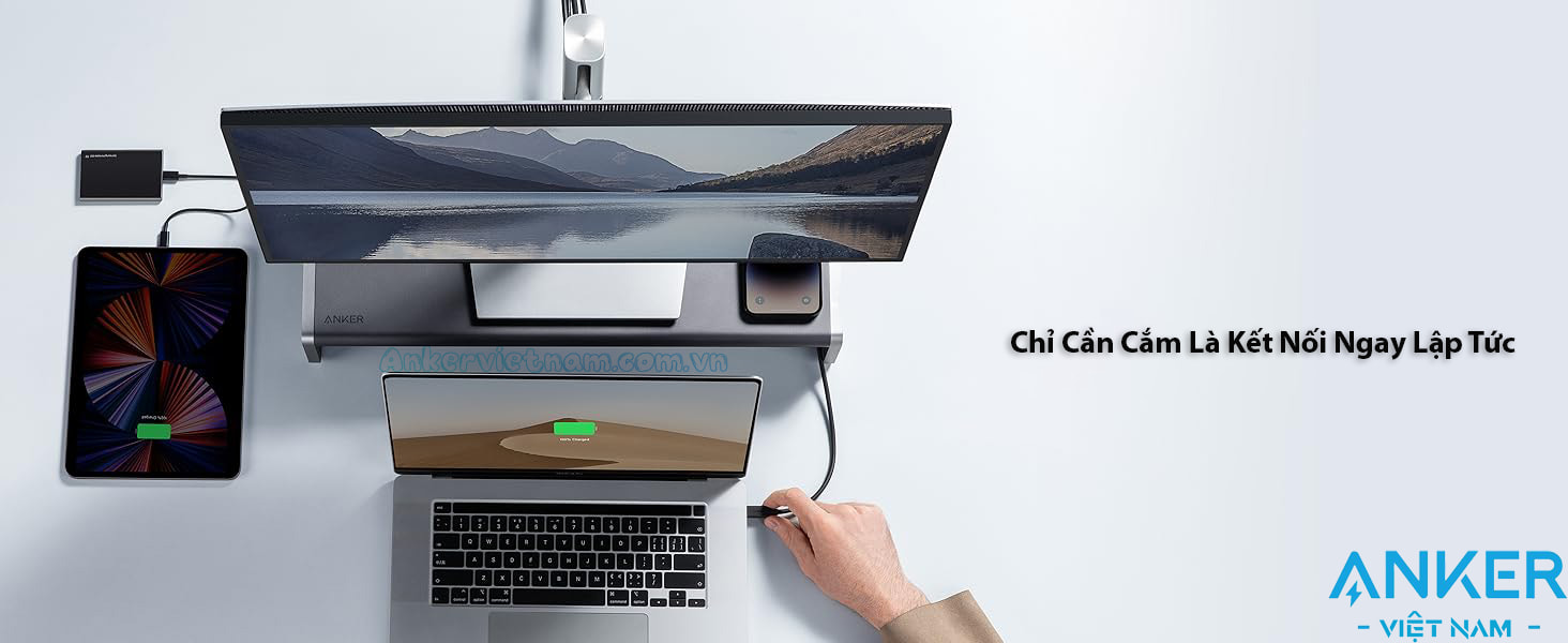 Docking Station 12 in 1 hỗ trợ kết nối đa năng Anker 675 A8377