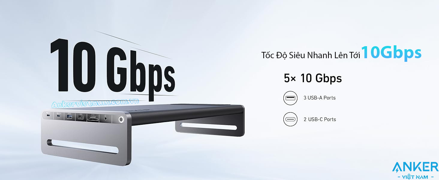 Docking Station 12 in 1 hỗ trợ kết nối đa năng Anker 675 A8377