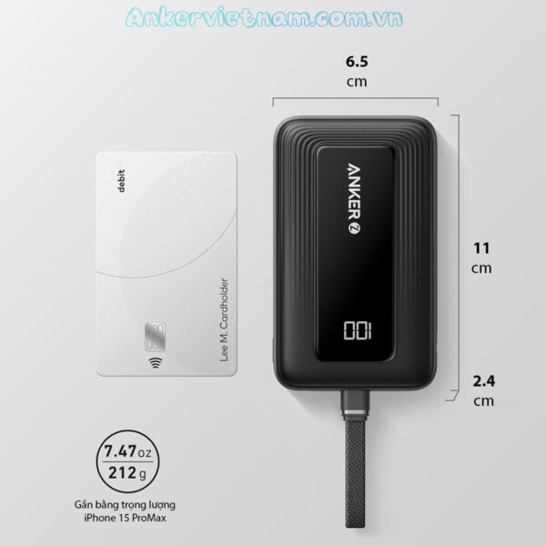 Anker Zolo 10000mah pin du phong 1C1A 30W A1688