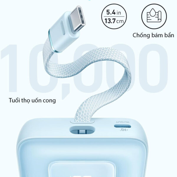 Anker Zolo 10000mah pin du phong 1C1A 30W A1688