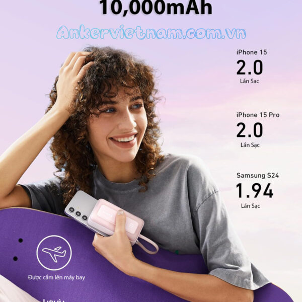 Anker Zolo 10000mah pin du phong 1C1A 30W A1688